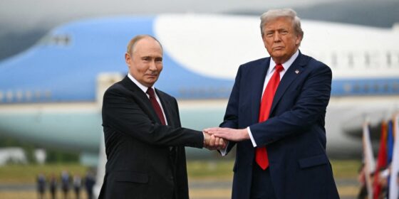 Trump says ‘we didn’t get there’ but touts progress as meeting with Putin ends without a deal to stop Ukraine war