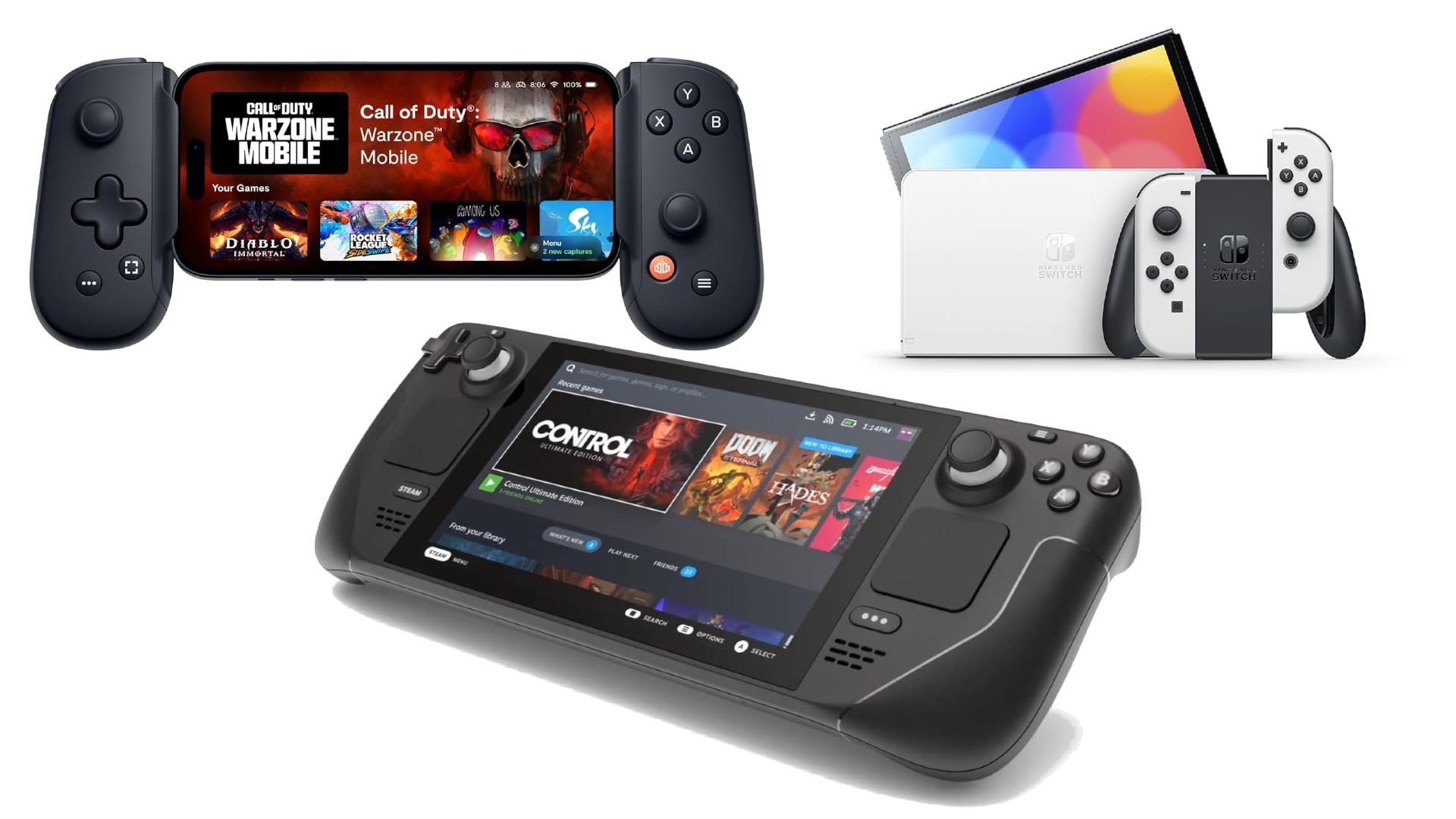 Handheld gaming consoles