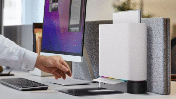 This sleek new printer tosses complicated buttons, endless trays, and glued parts in favor of smart simplicity and easy recycling solutions