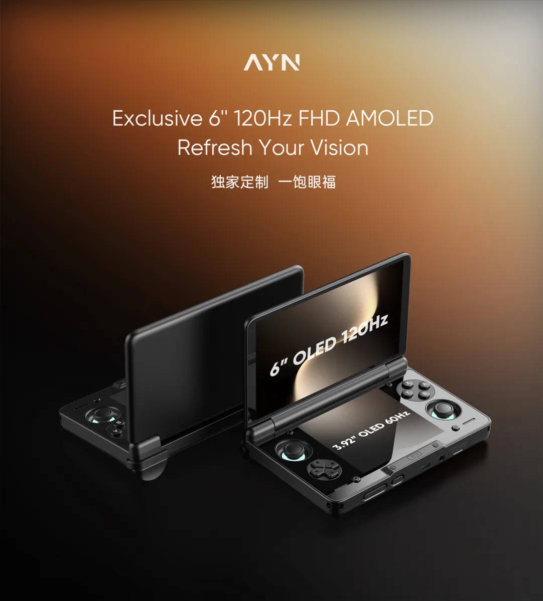 AYN Thor screen sizes