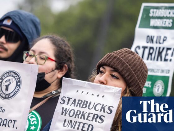 CEO-to-worker pay gap surges to 632 to 1 at US’s lowest-paying large firms, study shows | US news