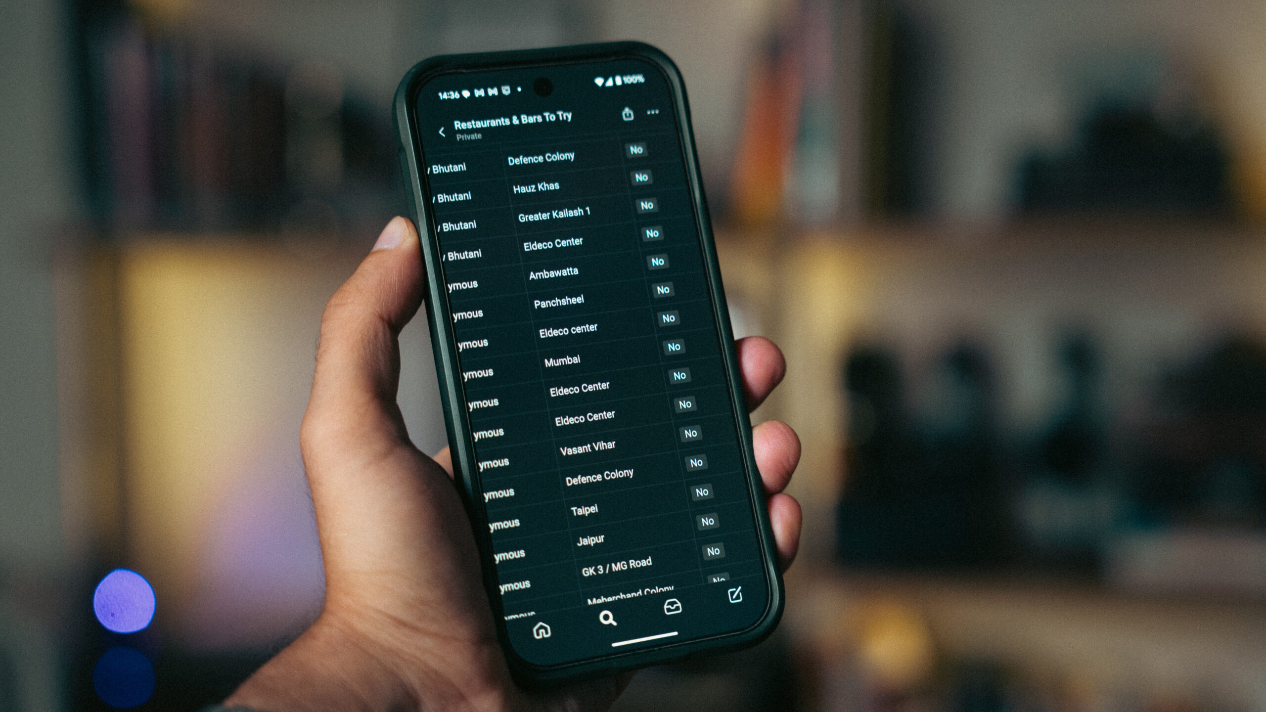 Notion database