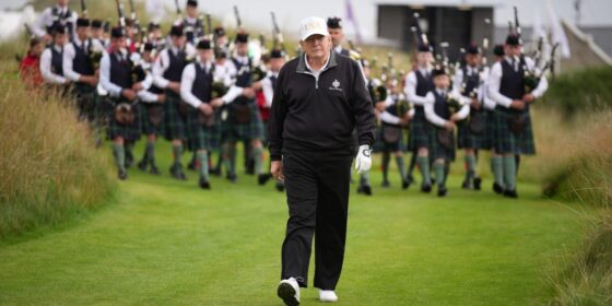 Inside the debt-heavy sand trap of Trump’s U.K. golf course finances
