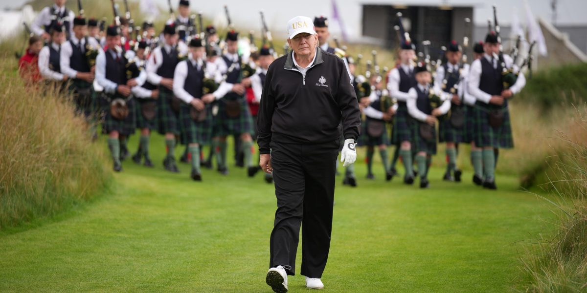 Inside the debt-heavy sand trap of Trump’s U.K. golf course finances
