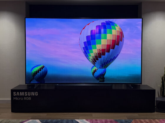 I saw Samsung’s ,000, 115-inch micro-RGB TV, and its vivid picture outshines mini-LED TVs