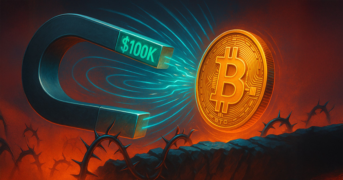 Bitcoin slump triggers $811 million losses as traders brace for $100K test