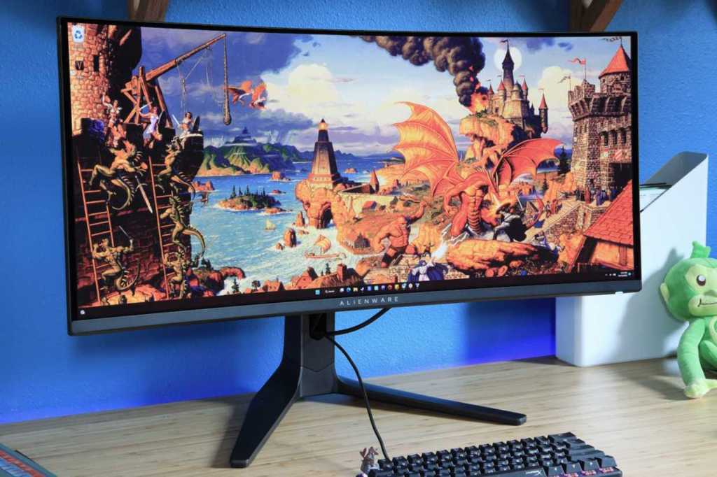 This Alienware 1440p ultrawide OLED gaming monitor is 50% off now