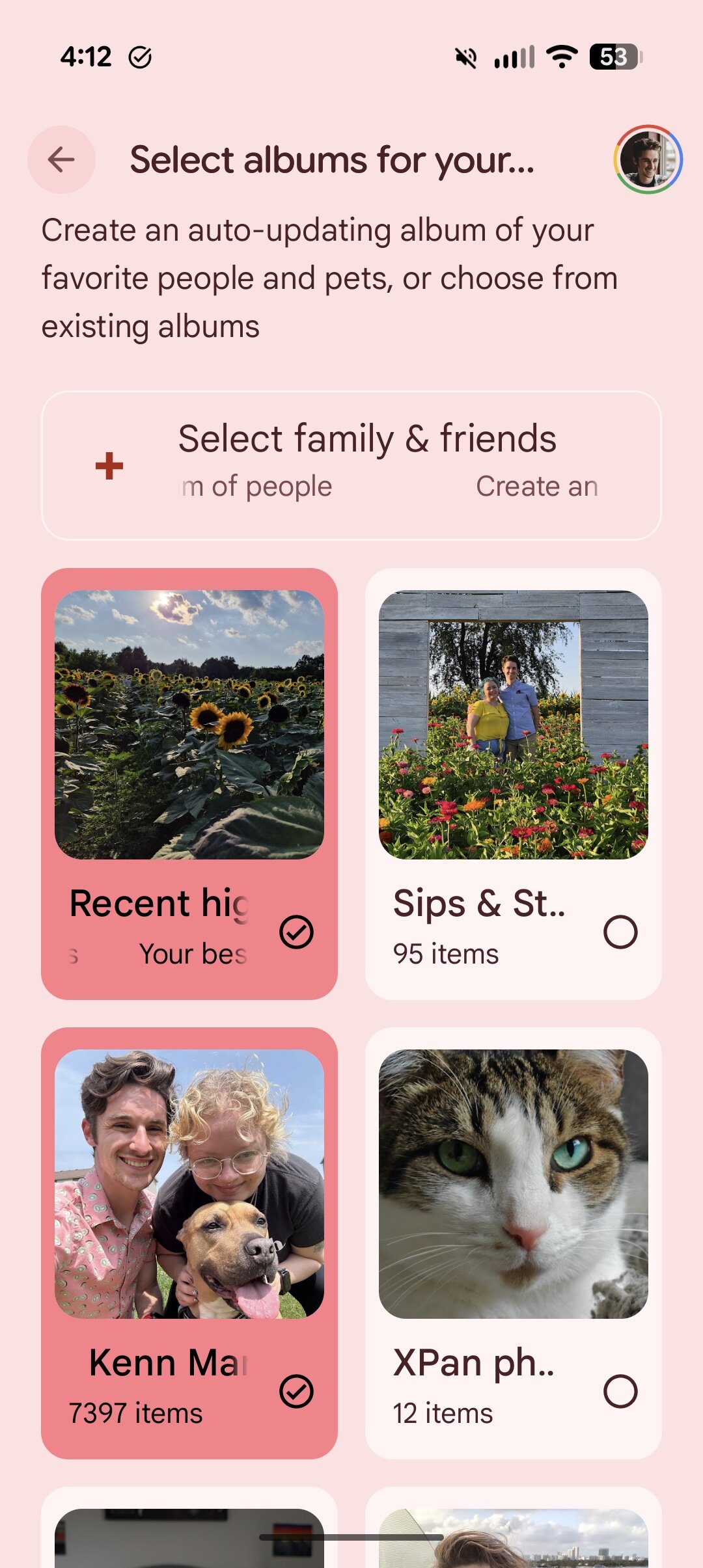 Google Photos option for the Pixel 10 Screen Saver feature.