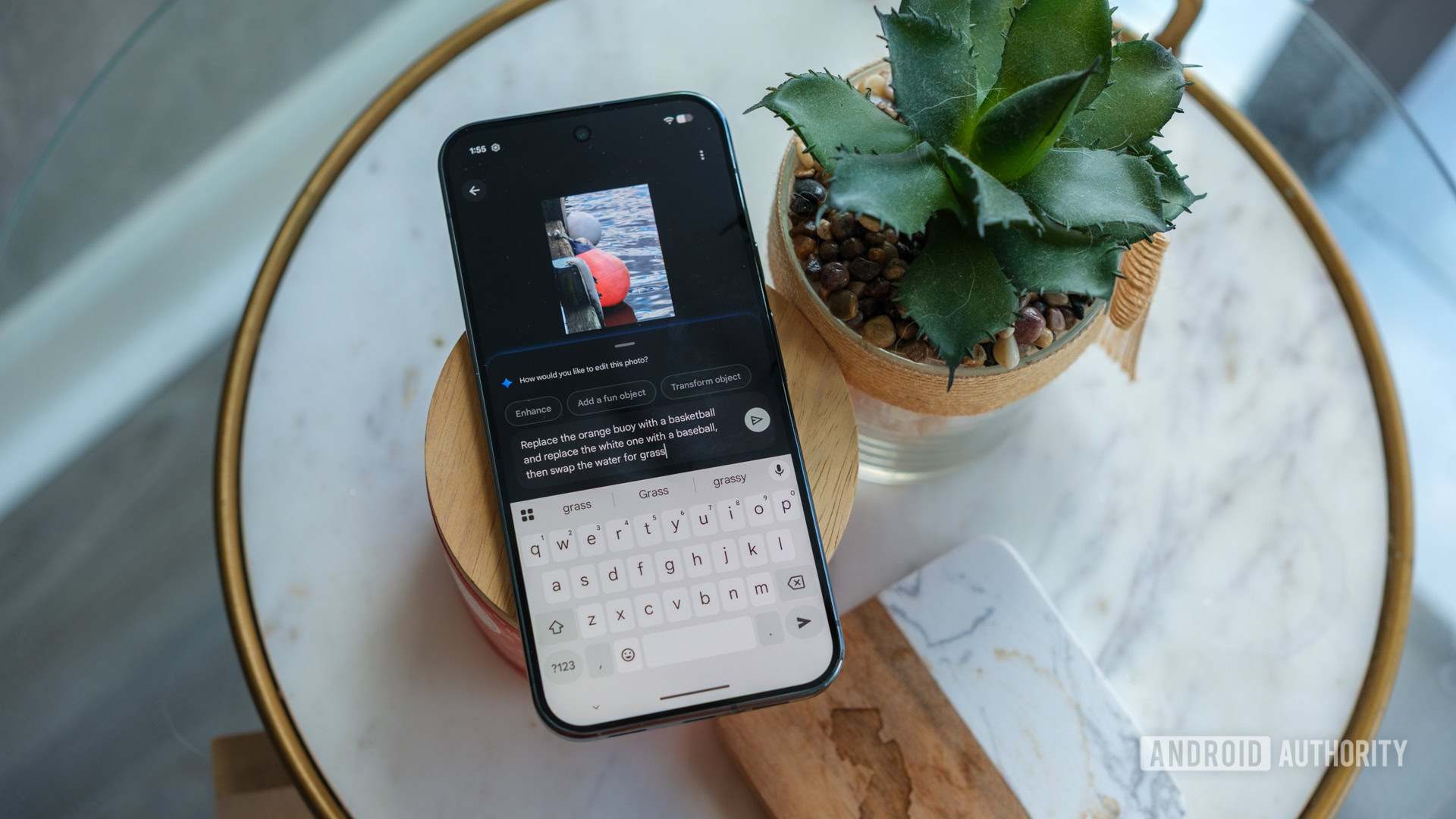 Google Pixel 10 Pro Ask Photos prompt interface Google Pixel 10 Pro Ask Photos prompt interface