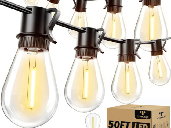 Amazon is selling  50-foot outdoor string lights for , and shoppers say they 'look great'