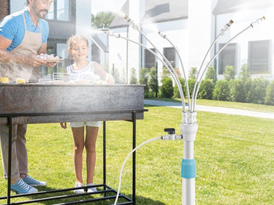 Amazon is selling a 'refreshing'  patio mister for , and it's a 'total lifesaver for hot summer days'