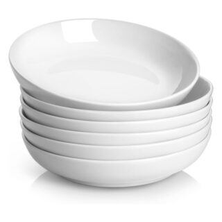 Amazon is selling a 'sturdy'  set of pasta bowls for just  that shoppers say 'make every meal look fancy'