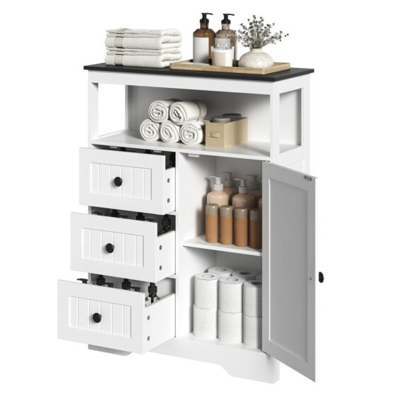 Amazon is selling a 'stylish' 0 bathroom storage cabinet for only 0
