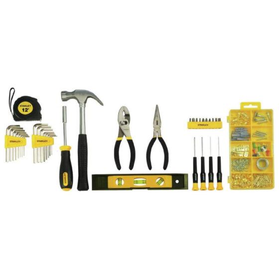 Amazon is selling a 'useful'  Stanley tool set for  that can help make your 'house into a home'