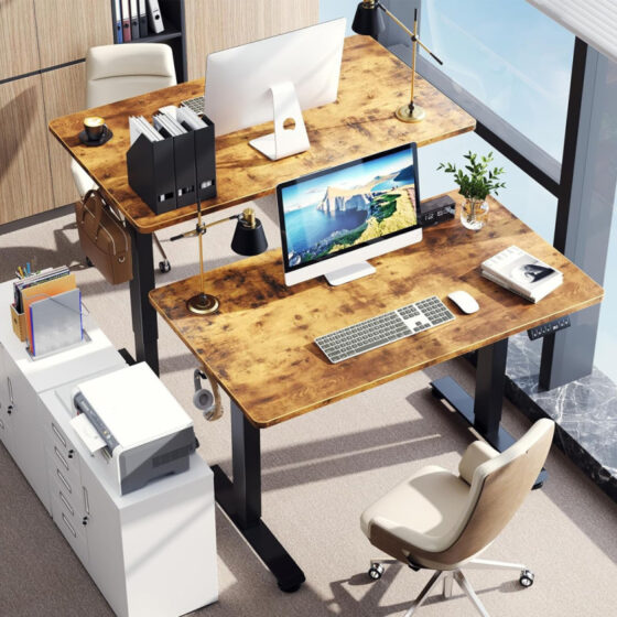 Amazon is selling a 0 standing desk for just , and customers say it's an 'excellent value for its price'