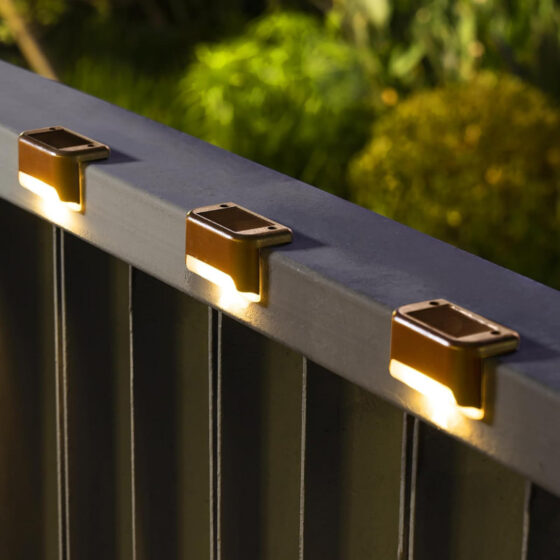 Amazon is selling a 16-pack of solar deck lights for just  that are a 'surprising' quality