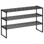 Amazon is selling a  metal shoe rack for , and shoppers say it's 'lightweight' and 'very easy' to assemble
