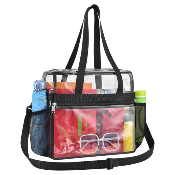 Amazon is selling a  clear tote bag for  that's 'roomy' and 'stylish'