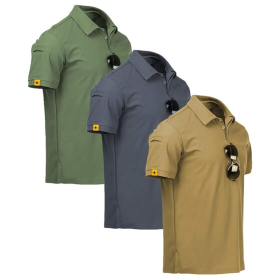 Amazon is selling a 3-pack of polo shirts for just , and shoppers love their 'nice athletic cut'