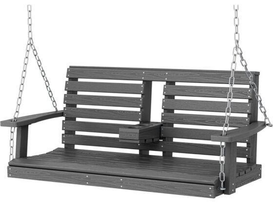 Amazon is selling a 0 porch swing for 0, and buyers 'love the fold-down beverage holder'