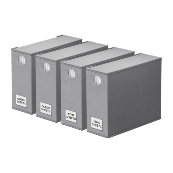 Amazon is selling a  4-pack of bed sheet organizers for , and they're a 'game changer'