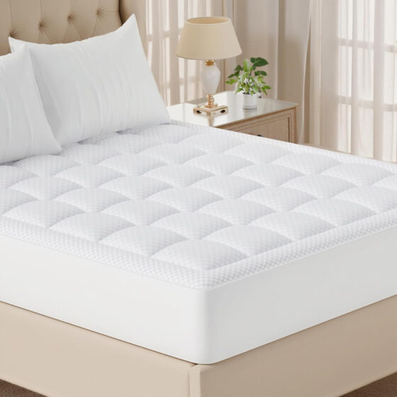 Amazon is selling a  mattress pad for just , and it ‘makes sleeping so much more relaxing’