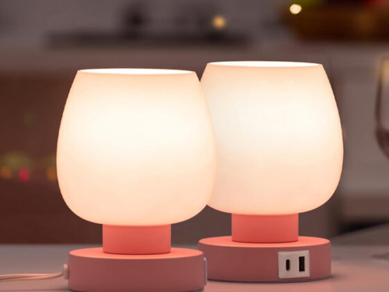 Amazon is selling a pair of  table lamps for just , and shoppers 'love the aesthetic'