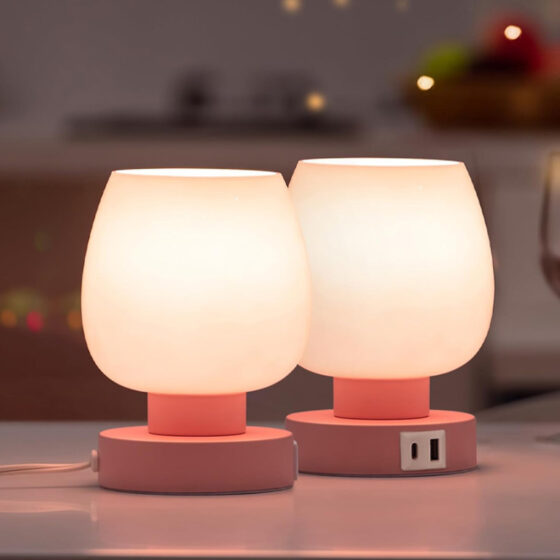 Amazon is selling a pair of  table lamps for just , and shoppers 'love the aesthetic'
