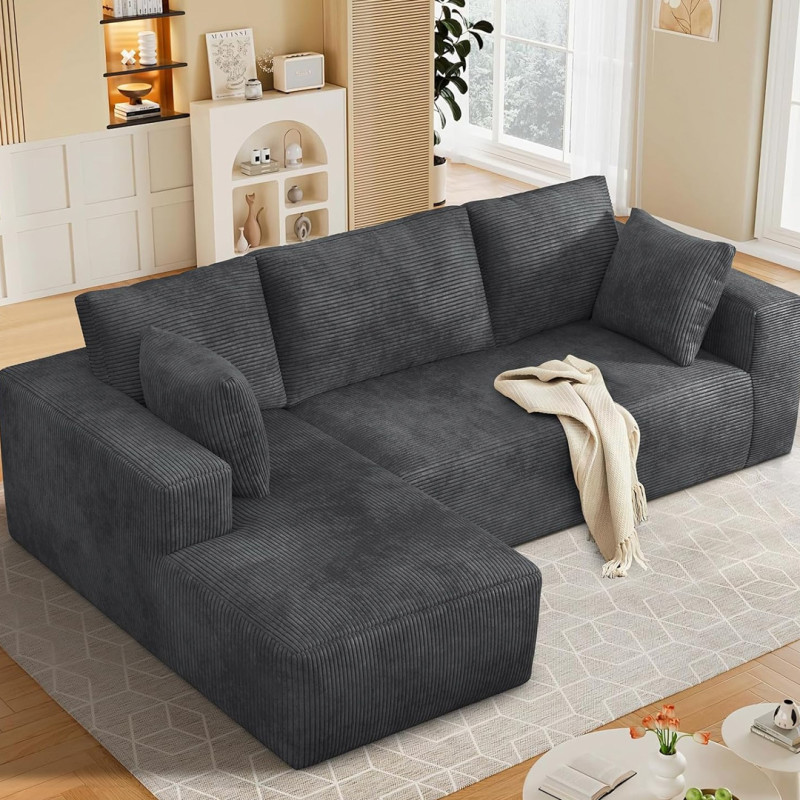 Amazon is selling a sectional sofa for only $384 that's 'like sitting on the clouds'