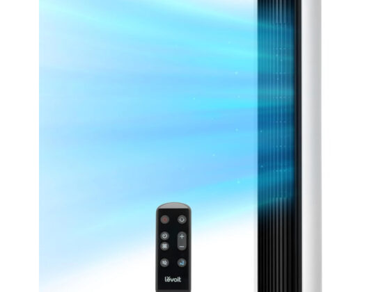 Amazon is selling a tower fan for only , and it's been my go-to for years