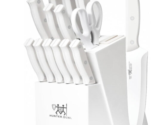 Amazon is selling this 'functional'  15-piece knife set for , and shoppers say it's a 'quality set'