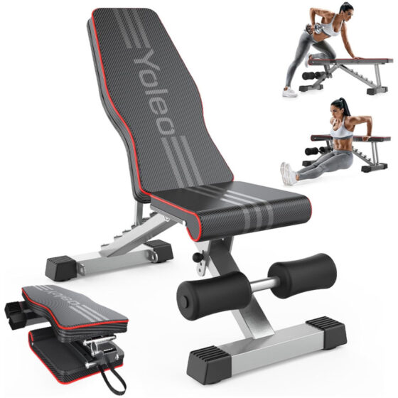 Amazon's 0 foldable weight bench is now , and it's 'solid' with a 'sleek look'