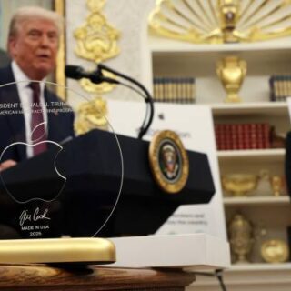 Apple’s Tim Cook gifted Trump a 24K gold plaque — how to get your share of the highly coveted precious metal
