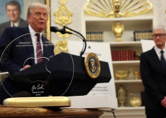 Apple’s Tim Cook gifted Trump a 24K gold plaque — how to get your share of the highly coveted precious metal
