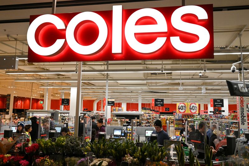 Australia's Coles reports 'green shoots' in sentiment, shares surge