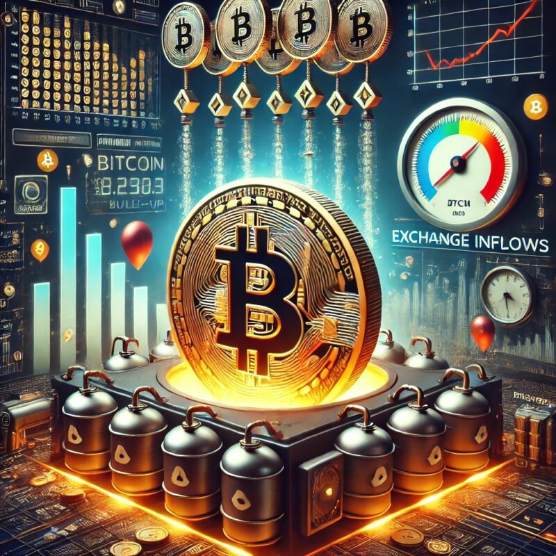 Bitcoin Under Pressure? Rising Exchange Inflows Signal Potential Supply Build-Up