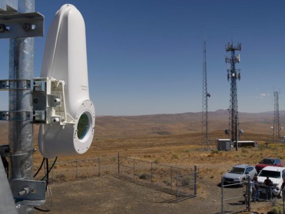 Can Invisible Lasers Help Bridge the Digital Divide? I Toured This Futuristic Cell Tower to Find Out