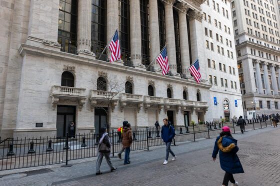 Dow slides from record, S&P 500, Nasdaq fall with Nvidia earnings looming