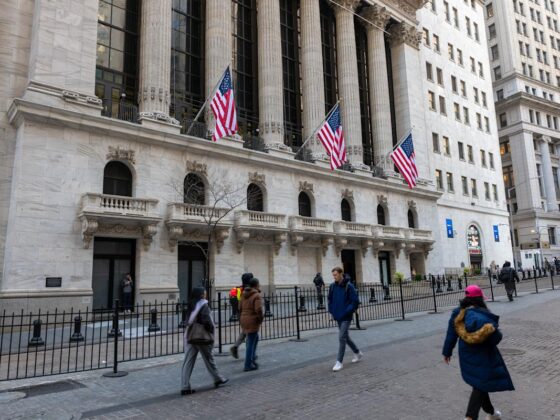 Dow slides from record, S&P 500, Nasdaq fall with Nvidia earnings looming
