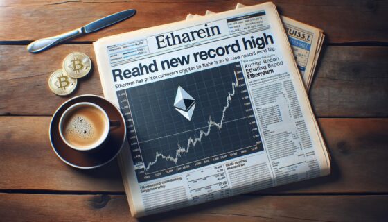 Ethereum Price Hits Fresh High as Bulls Dominate, Bitcoin Slides Lower