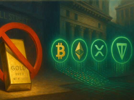 Gold legally barred from what BTC, XRP, TON, ETH are now doing to Wall Street