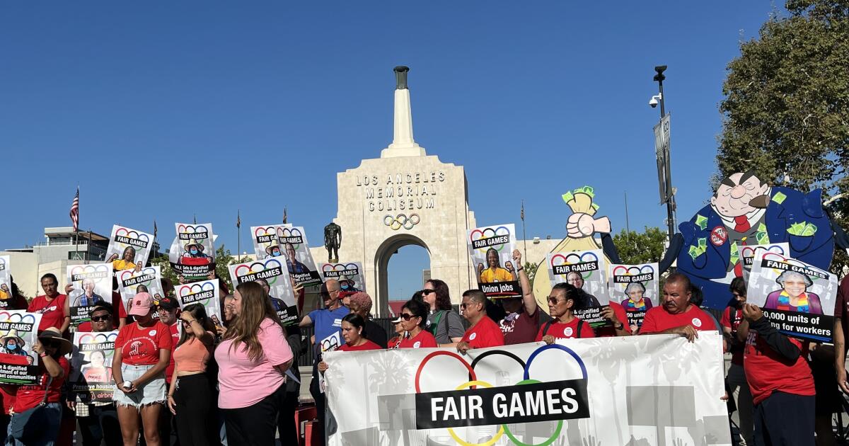 L.A. unions push for 'New Deal' ahead of 2028 Olympics