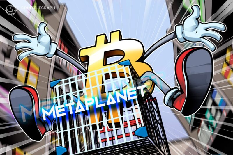 Metaplanet Becomes Top 5 Bitcoin Treasury with 3M Buy