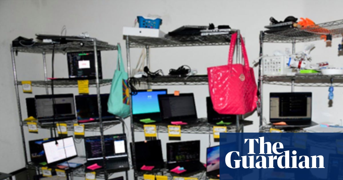 Ninety laptops, millions of dollars: US woman jailed over North Korea remote-work scam | US news