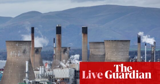 Oil and gold prices retreat amid Ukraine optimism; Britain’s biggest chemical plant under threat – business live | Business