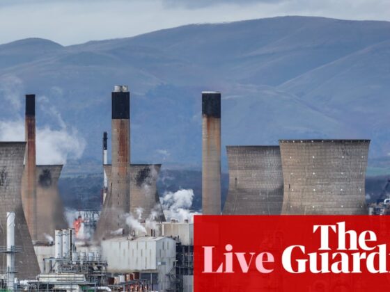Oil and gold prices retreat amid Ukraine optimism; Britain’s biggest chemical plant under threat – business live | Business