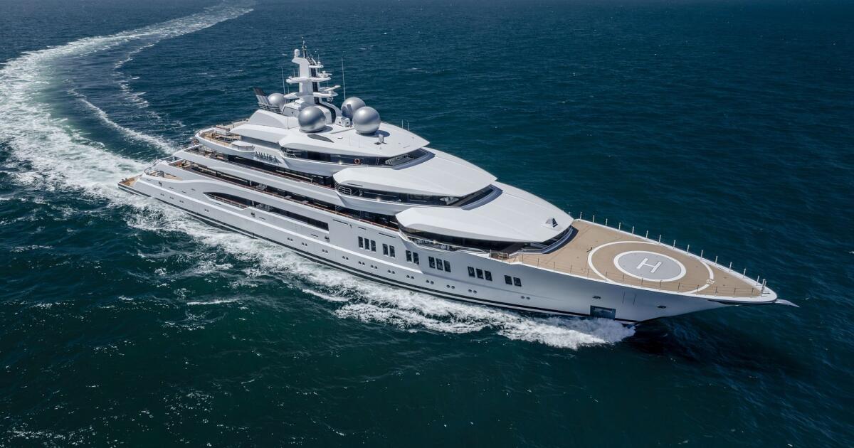 Seized $300-million Russian superyacht is set to be auctioned off