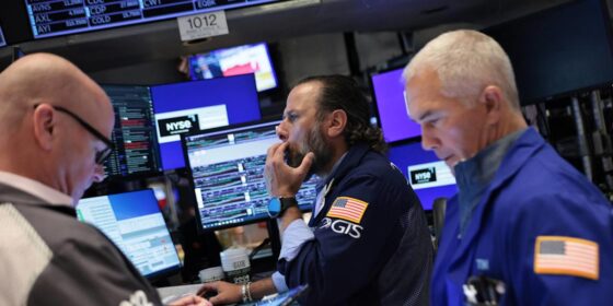 Service-Sector Data Brings Downbeat Day for Stocks