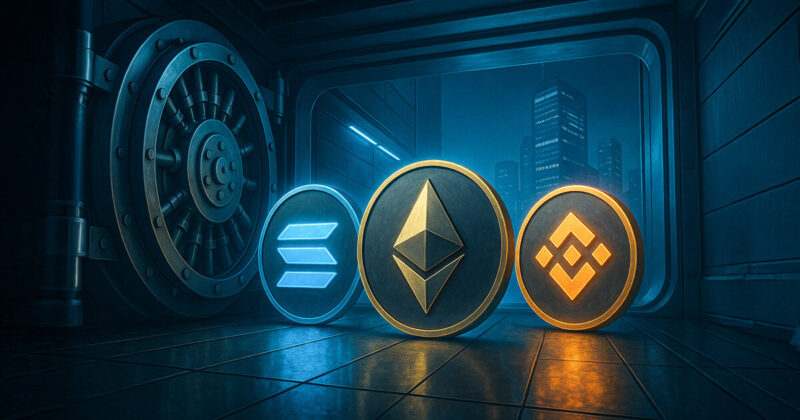 Solana, BNB, Ethereum to get .75B injection as global companies accelerate crypto treasury buys