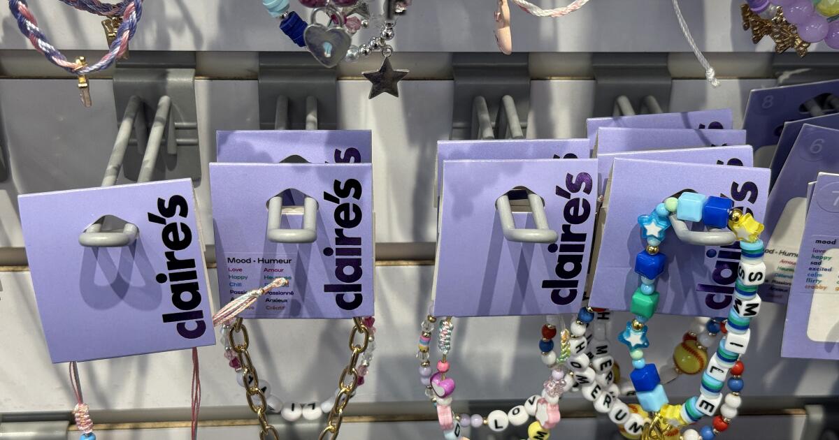 Teen destination Claire's files for second bankruptcy in 7 years